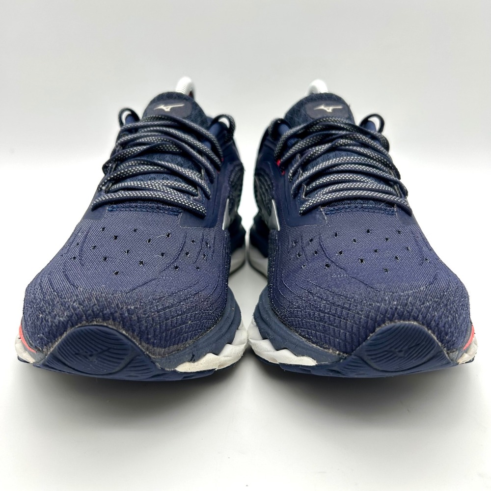 Mizuno Wave Sky 05 Womens Size 9 Blue Orange Running Shoes Sneakers - Picture 2 of 11